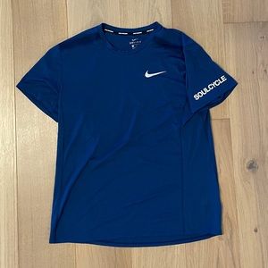 Nike x SoulCycle DriFit Running Shirt XL Blue